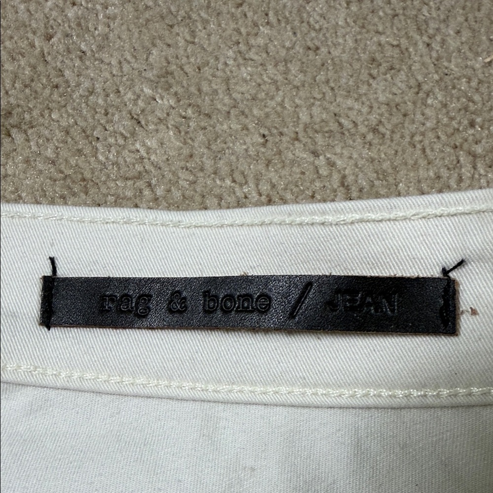 Rag & Bone White and Black Skinny Jeans - Picture 2 of 9